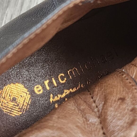 NWOB Eric Michael London Leather Ankle Booties size 6 - Picture 9 of 11